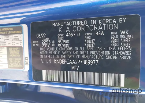2023 Kia Seltos Lx from USA, damaged, VIN KNDEPCAA2P7389977